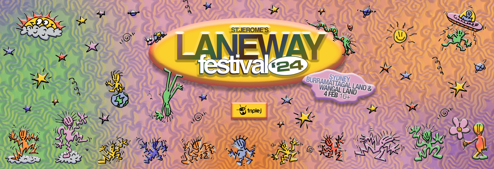 St Jerome's Laneway Festival Sydney Showground banner