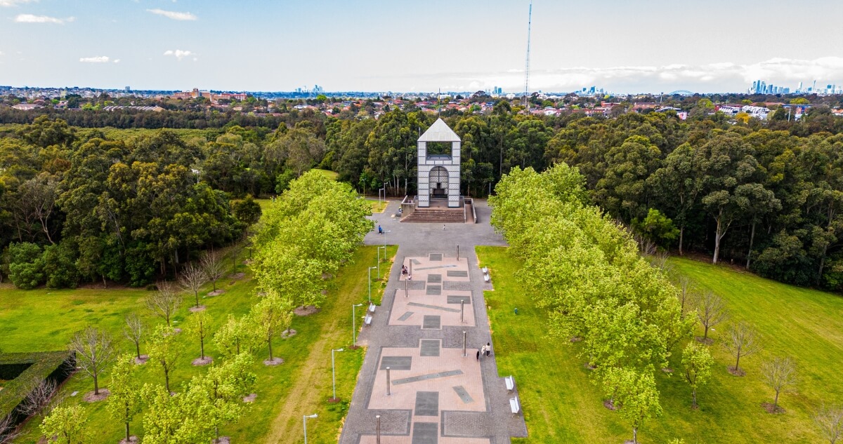 Lookouts and views at Sydney Olympic Park